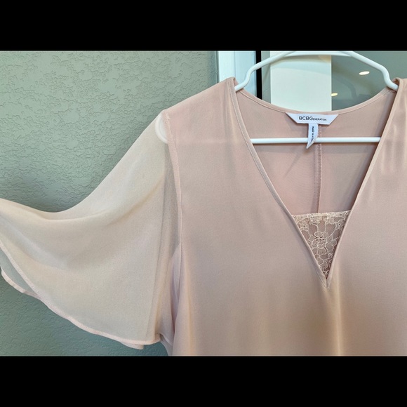 NEW BCBG Blush Pink Dress - Picture 2 of 3